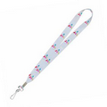 1" Super Soft Polyester Multi-Soft Sublimation Lanyard